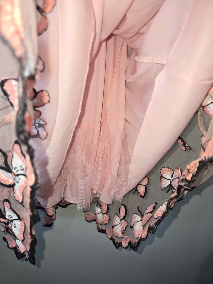 Speechless Embroidered Butterfly Tulle Dress