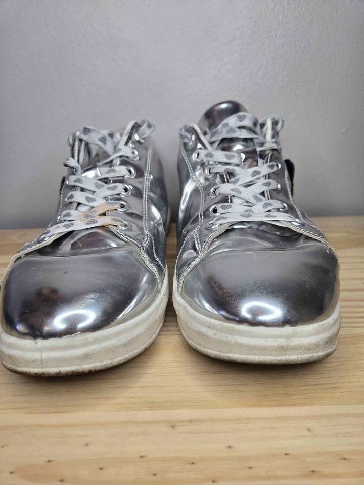 Rogue Helium Stylized Silvery Shoes
