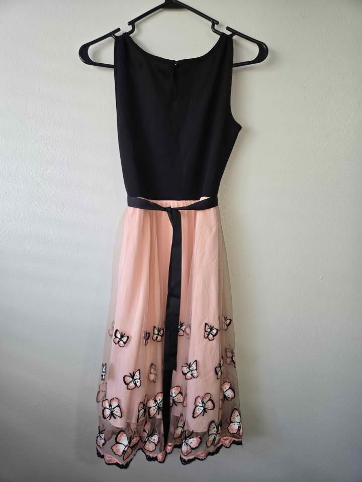 Speechless Embroidered Butterfly Tulle Dress