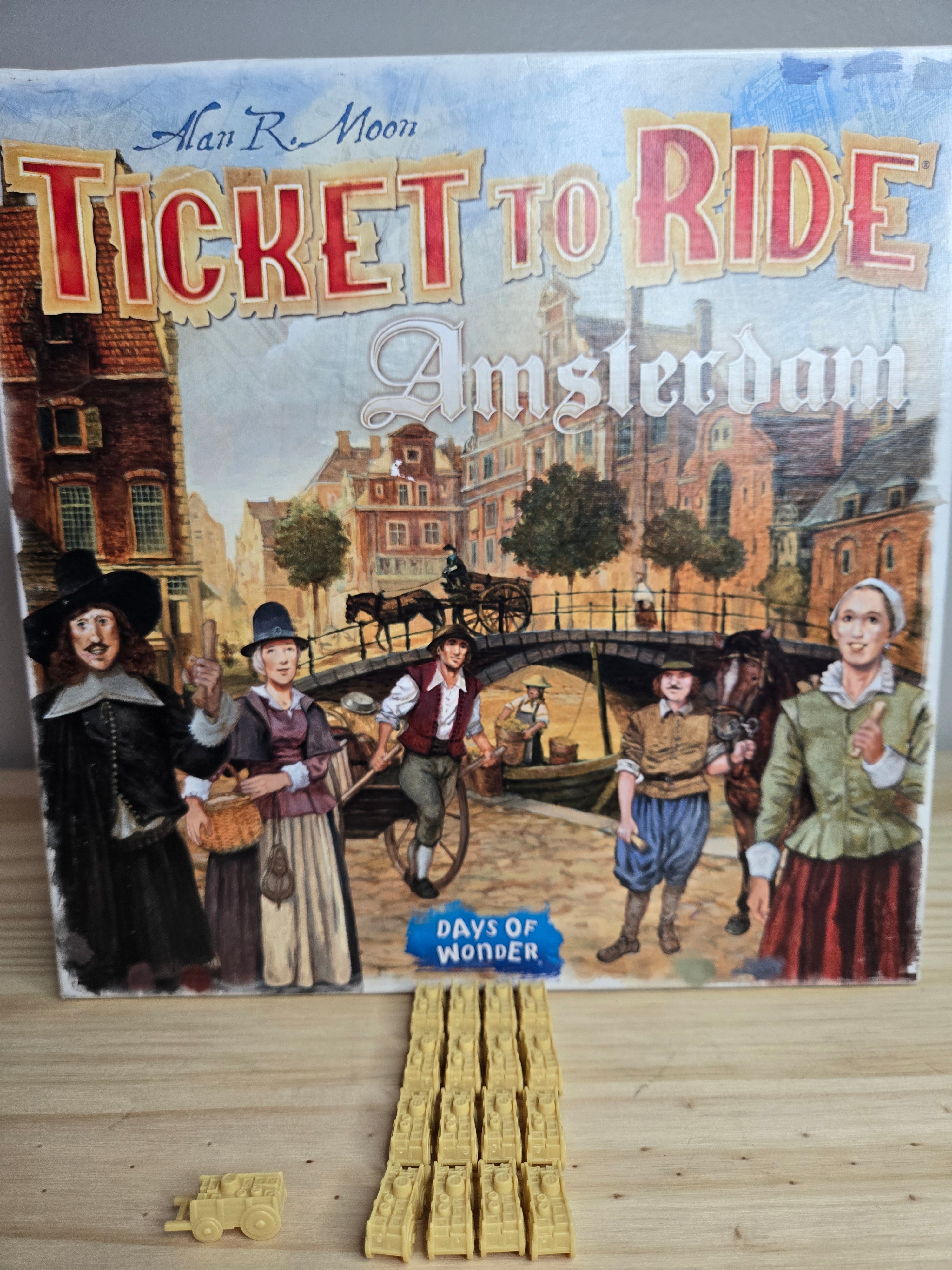 Ticket to Ride - Amsterdam: Replacement Game Pieces
